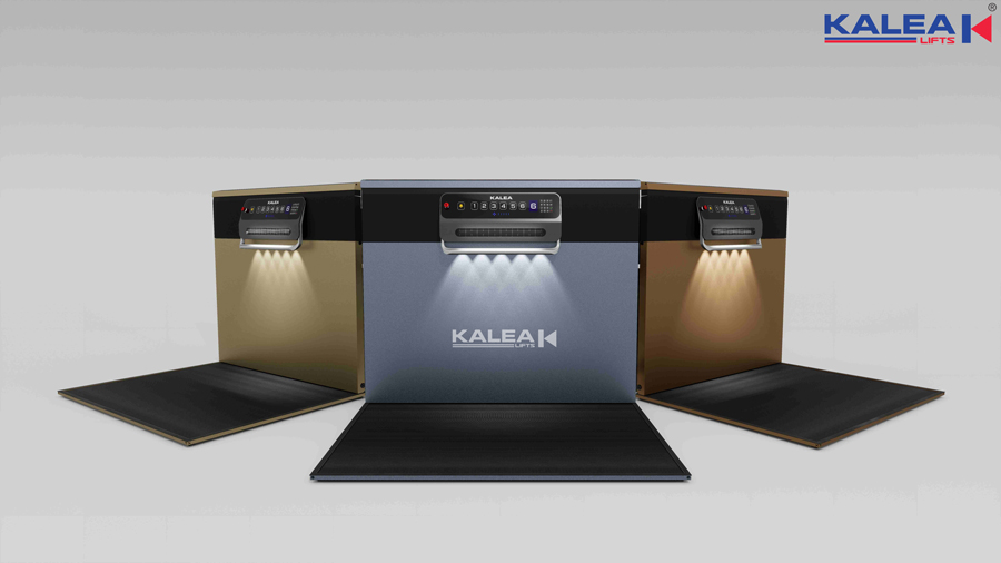 Tải trọng dòng máy Kalea Kosmos sàn nâng và Kalea C1 Futura cabin có công suất không đổi dù 50 kg - 70kg - 100kg