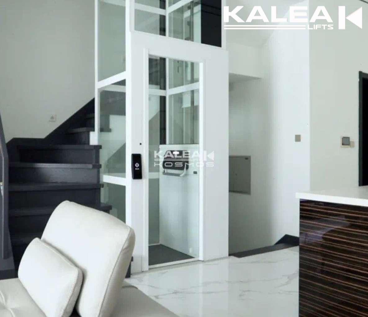Thang máy gia đình Kalea K60 được lắp đặt thực tế ở nhà ở