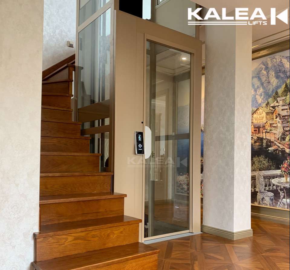 Thang máy gia đình Kalea với diện tích sàn thang là 0,6m