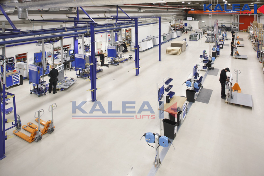  Trụ sở chính và nhà máy sản xuất thang máy Kalea được đặt tại Gävle - Thụy Điển 