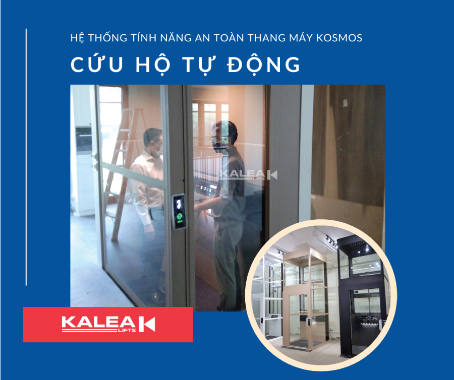 Hệ thống cứu hộ tự động thang máy gia đình trong trường hợp mất điện đột ngột