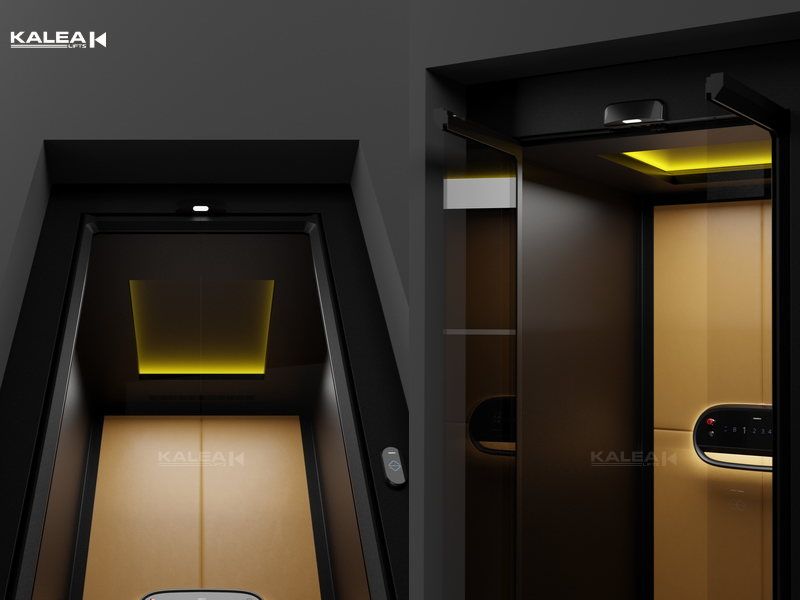 Thang máy cabin KOSMOS X30 Limited là dòng thang máy không tích hợp giếng thang