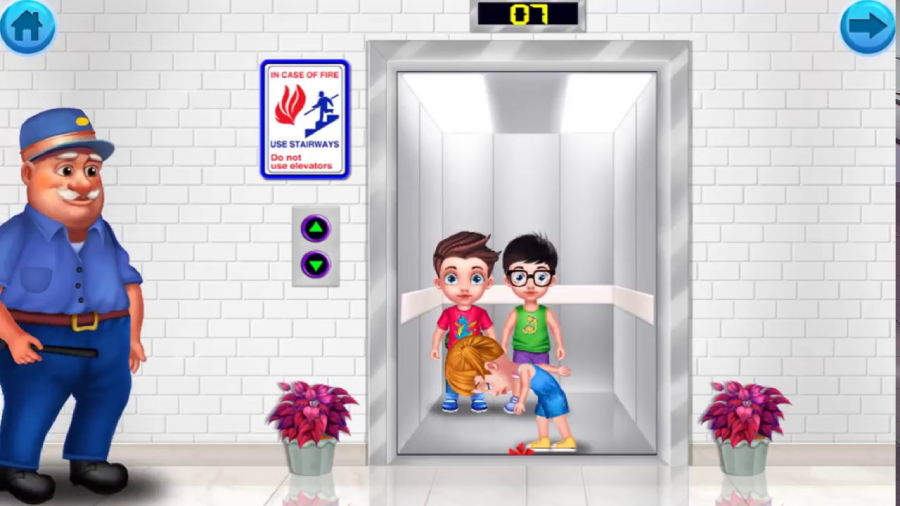 Trẻ em dưới 12 tuổi khi sử dụng thang máy cần có sự giám sát của người lớn