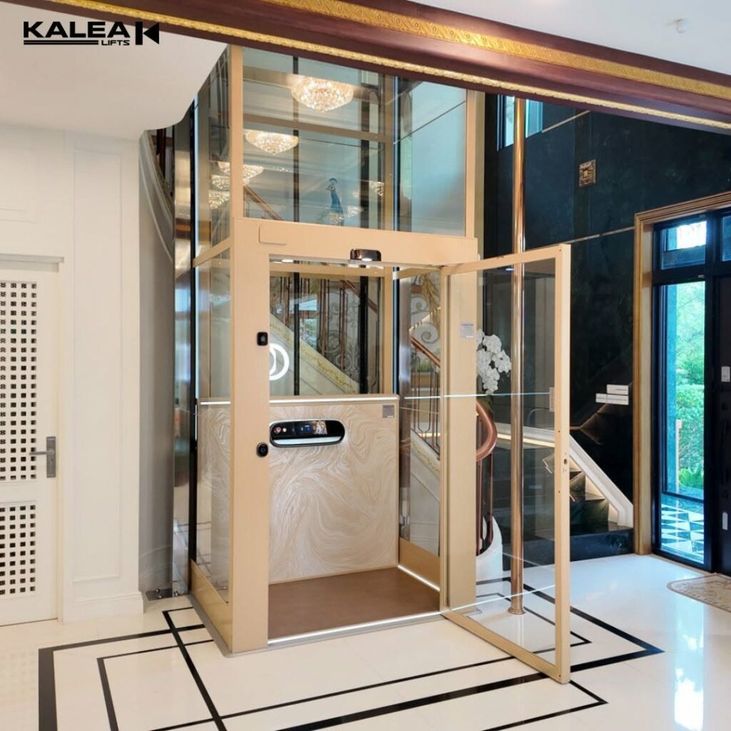 Thang máy gia đình Kalea tại công trình thực tế Thang máy gia đình Kalea tại công trình thực tế