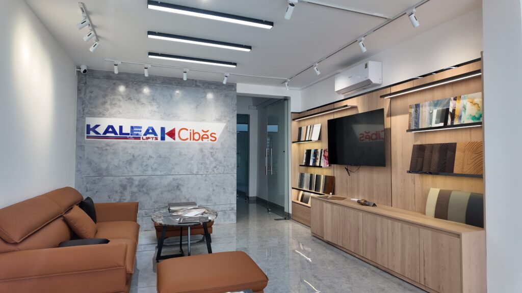 Showroom công ty thang máy gia đình Cibes và Kalea tại Cần Thơ
