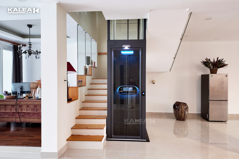 Thang máy gia đình Kalea X50 với thiết kế nhỏ gọn, hiện đại, nâng tầm không gian sống