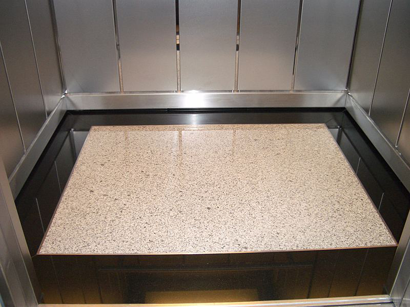 Ốp lát sàn thang máy bằng đá granite mang lại vẻ đẹp đẳng cấp cho không gian ngôi nhà