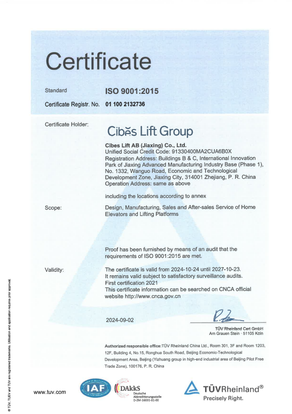 Chứng nhận hệ thống quản lý chất lượng ISO 9001:2015 