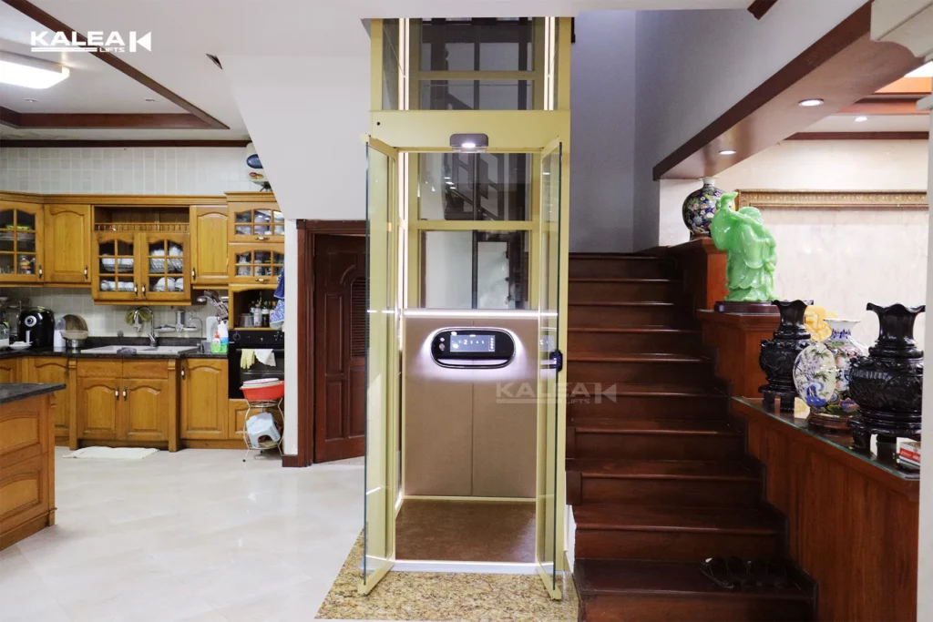 Trọng tải 300-400kg là mức trọng tải phù hợp, an toàn cho thang máy gia đình hoạt động bình thường, ổn định