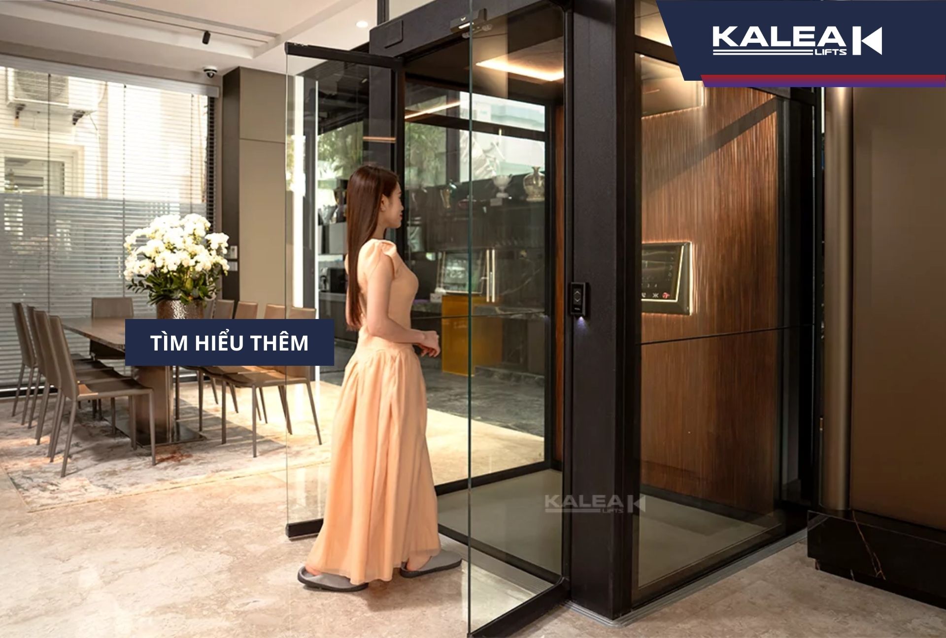 Thang máy Antera Lifts Z90 lắp đặt tại Vinhomes Riverside, Hà Nội