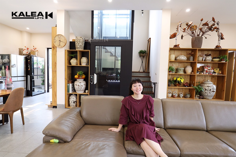 Thang máy Homelift được thiết kế dành riêng cho nhu cầu sử dụng của gia đình