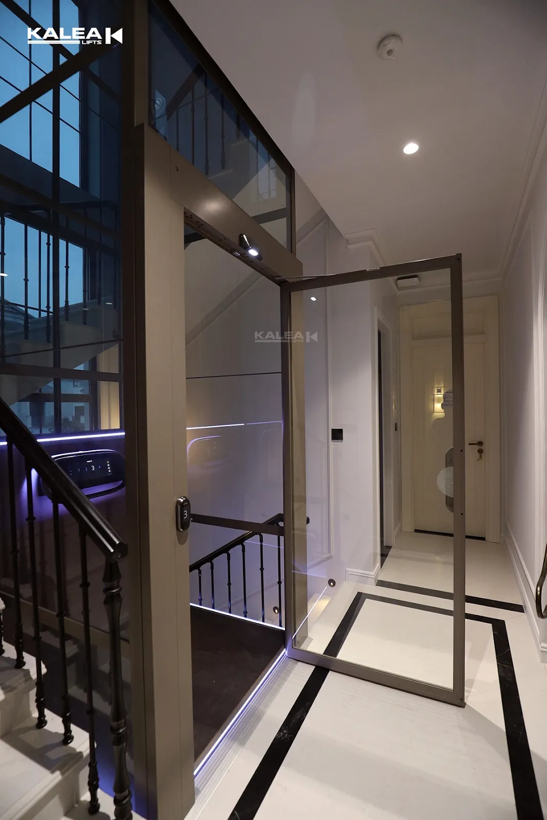 Thang máy gia đình Kalea X50 lắp đặt tại Green Villas