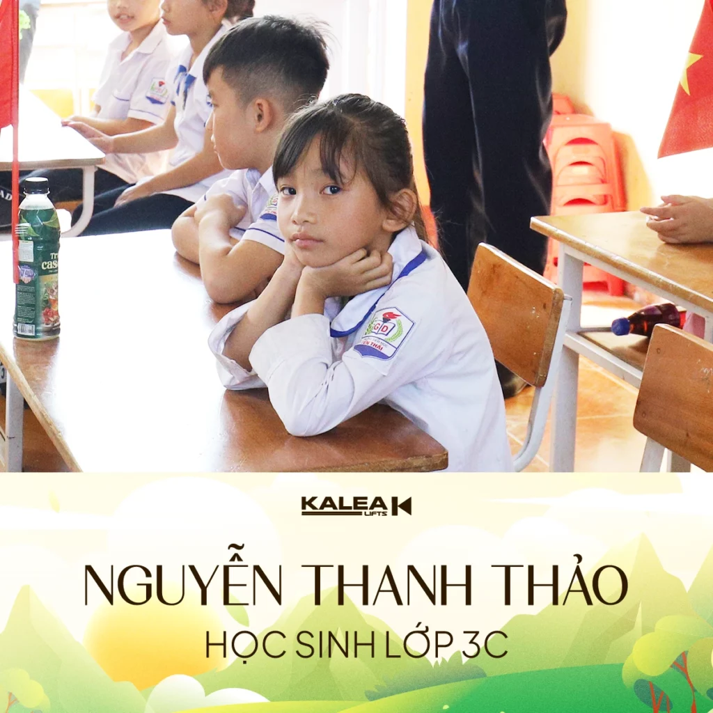 Em học sinh có hoàn cảnh khó khăn nhận học bổng từ Kalea Lifts giai đoạn 2025–2028