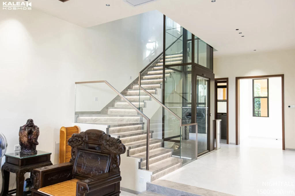 Thang máy vách kính Kalea có khả năng thích ứng linh hoạt với mọi không gian Thang máy vách kính Kalea có khả năng thích ứng linh hoạt với mọi không gian