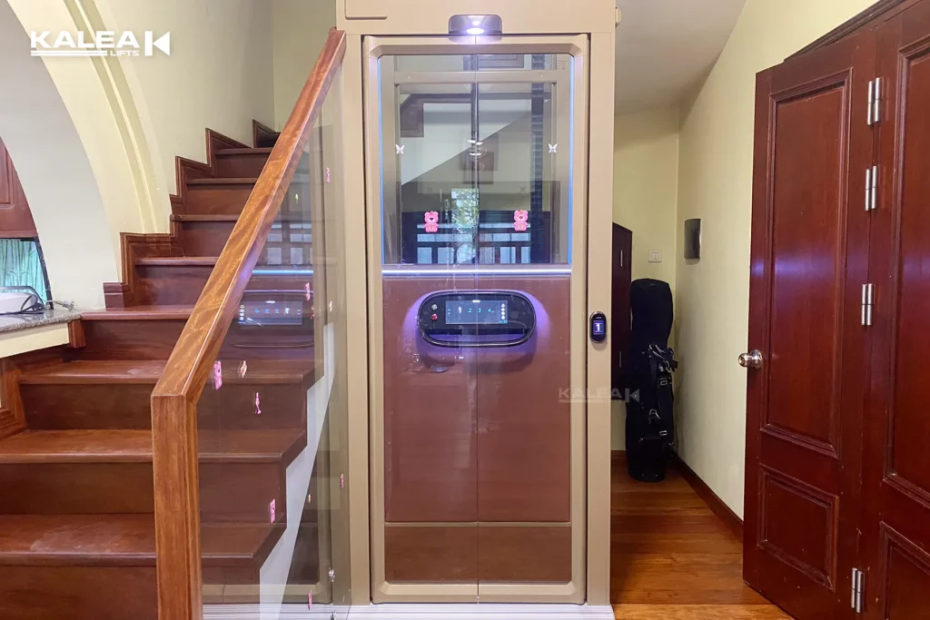 Công trình tại Phường Cầu Giấy (Hà Nội) lắp thang máy Kalea X50 Limited tải trọng 400kg