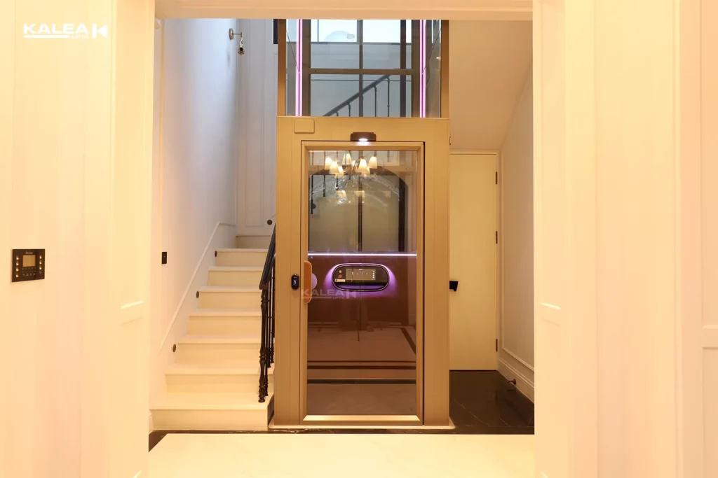 Công trình tại KĐT Vinhomes Green Villas (Hà Nội) lắp đặt thang máy Kalea X50 Limited 400kg 