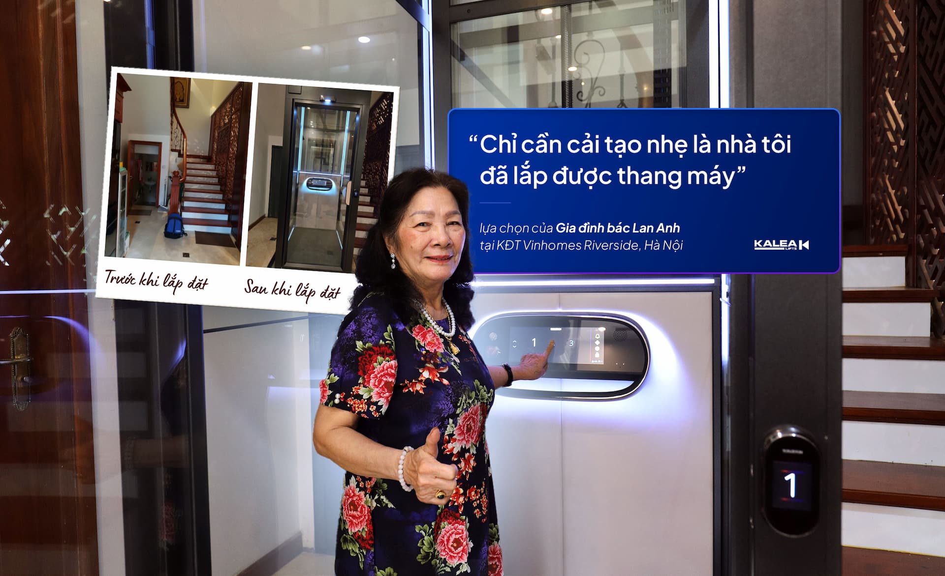 Thang máy gia đình Kalea