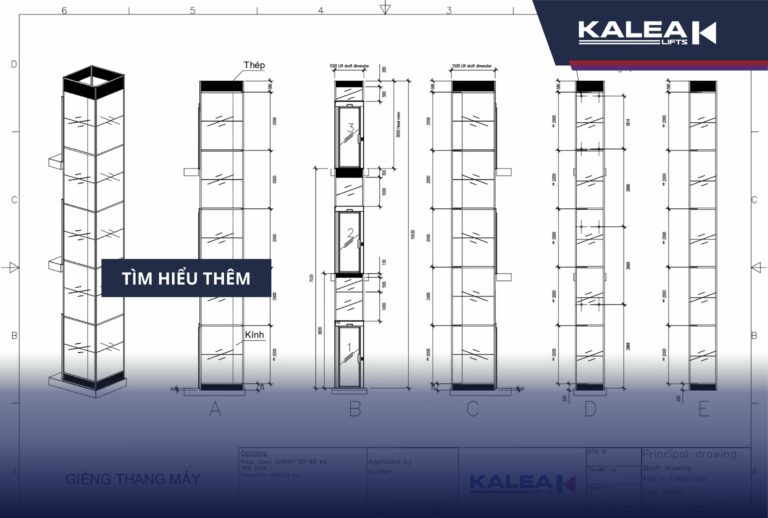 Kích thước thang máy gia đình 350kg: Cách chọn đúng thông số