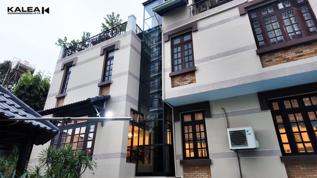 Thang máy ngoài trời Kalea tại Phường Thủ Đức TP.HCM cho nhà hơn 20 năm