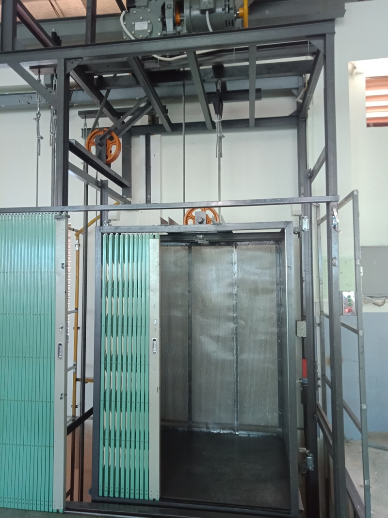 Thang máy tự chế có nguyên lý hoạt động tương đối đơn giản