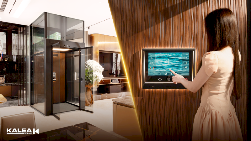 Thang máy Kalea Lift được nhiều gia đình quan tâm nhờ thiết kế hiện đại, khả năng tùy chỉnh theo phong cách nội thất