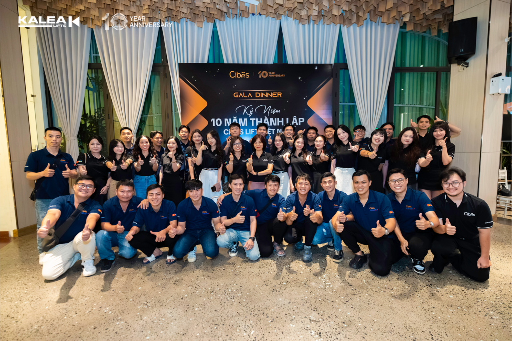 Gala Dinner kỷ niệm 10 năm Cibes Lift Việt Nam tại miền Nam Gala Dinner kỷ niệm 10 năm Cibes Lift Việt Nam tại miền Nam