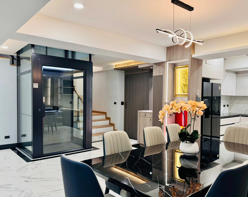 Thang máy Kalea X80 Standard được thiết kế tùy chỉnh theo sở thích của gia chủ