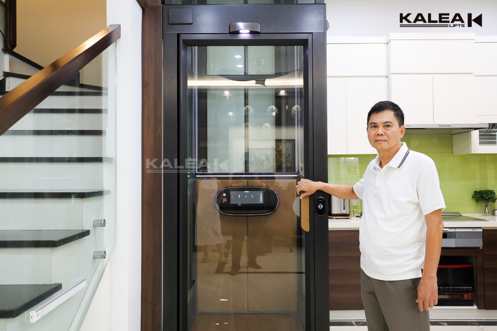 Thang máy kính mini Kalea X50 Limited tại Vinhomes Imperia Hải Phòng