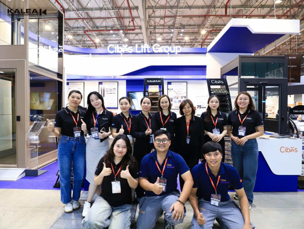 Đội ngũ Kalea Lifts Việt Nam tại VIBE 2026 Đội ngũ Kalea Lifts Việt Nam tại VIBE 2026